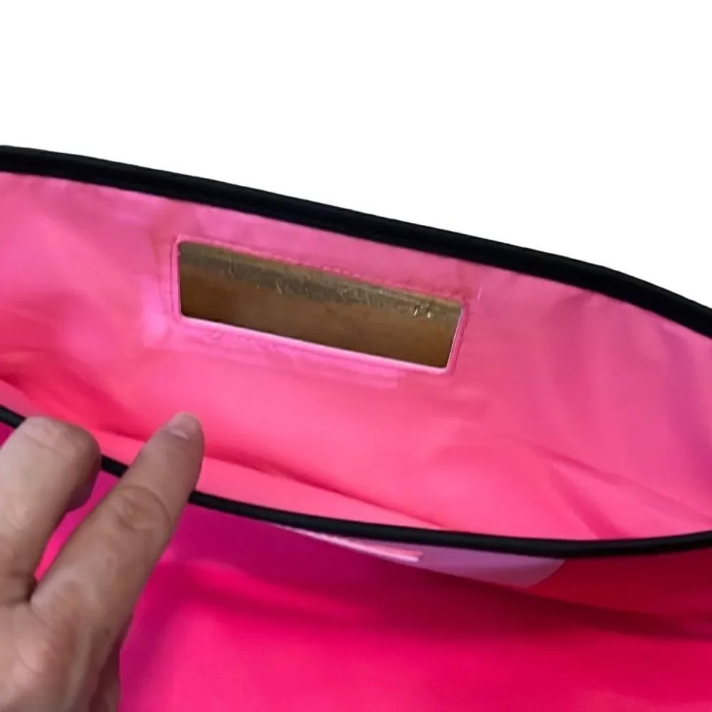 Clinique hot pink tote.